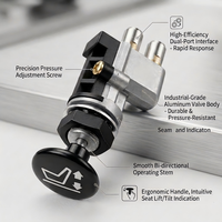 Compresor de Asiento con Suspensión Neumática, Interruptor de Liberación Rápida, Válvula de Control de Compresor de 12V/24V para Asiento de Vehículo de Construcción
