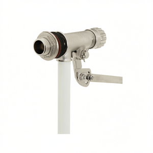 Válvula de llenado de 1 pulgada con asiento de acero inoxidable y varilla plana 4x15 - Product Image 3