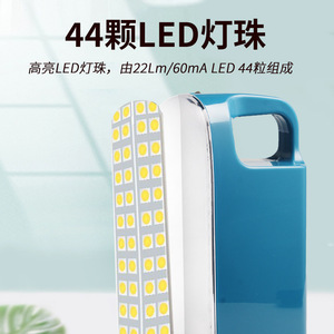 Luz de Emergencia Black Panther LED, Alimentada por Batería de 6-12h, Portátil para Interiores y Exteriores, Camping, Montaje en Pared - Product Image 2