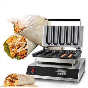 Máquina para Hacer Wraps de Pollo Comercial de Acero Inoxidable ZZ400K, con Control de Temperatura y Calentamiento Eléctrico para la Elaboración de Wraps de Pollo con Tortilla - Product Image 4