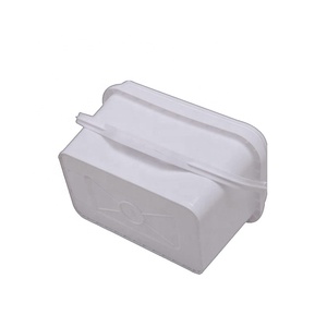 10 liter rectangle food grade PP plastic bucket with lid and handle