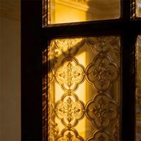 Murale en verre décorative artistique solide de haute qualité personnalisée pour mur-rideau et hall d'hôtel avec dimensions sur mesure