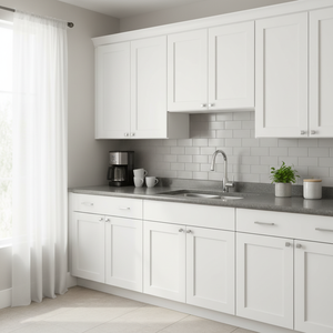 Mobile da cucina Sunique con pannello in MDF, design moderno, finitura bianca, per l'arredamento e l'organizzazione della cucina di casa. - Product Image 3