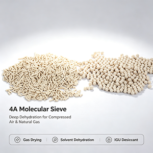 โซเดียมไทป์ 4A โมเลกุลซีฟ ขนาดรูพรุน 4A สำหรับกำจัด <span class=keywords><strong>CO2</strong></span> และ H2S - Product Image 2