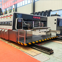 Nouvelle machine multifonctionnelle pour l'impression, le rainurage, le pliage et la découpe de carton ondulé avec système d'enregistrement automatique entièrement automatique