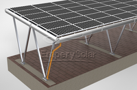 Hocheffizientes Aluminium-Legierungs-Solarcarport-System Montagesystem Nicht-Wasserdicht Einfach Wasserdicht Vollständig Wasserdicht