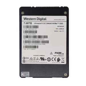 WD Ultrastar Dc Sn640 7.68tb PCIe U.2 2.5 "ssd-wus4bb076d7p3e3 - Product Image 1