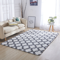 Wholesale Soft Shaggy Rugs PV Carpets High Pile Faux Fur Fluffy Mats for Livingroom and Bedroom
