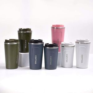 Stainless Steel Vacuum Tumbler With Lid Travel Coffee Mug <b>Double</b> <b>Wall</b> Insulated Minimalist Design 12-24 Hours Thermal Keep Hot - Product Image 1