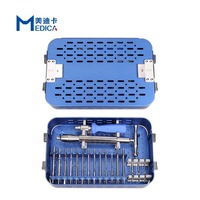 Kit d'instruments d'extraction de vis cassées, fixation des os d'implant orthopédique vétérinaire