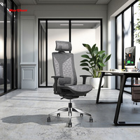 Kursi Kantor Modern Eksekutif Bos Manajer Gaming Komputer Putar Sandaran Tinggi Full Mesh Ergonomis Penyangga Lumbal Terbaik dan Nyaman