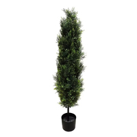 Boules de topiaire artificielles en pot, arbres en buis et pin de haute qualité, écologiques, pour la décoration intérieure printemps-été, jardin, hôtel, porte, avec LED