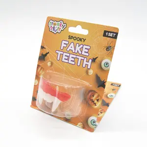 Dentures Zombie Teeth Small Tiger Teeth Vampire Fangs Festival Party Accessories Halloween role-playing vampire dentures