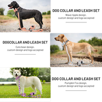 2025 OEM personnalisé luxe petit chien chat collier Breakaway Double face carton populaire Poly Animal fort populaire collier de chien populaire