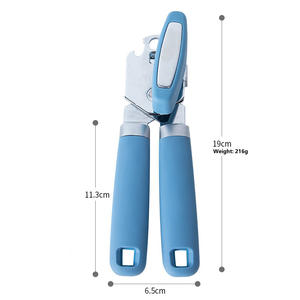 Apriscatole manuale multifunzionale di nuovo Design con bordo liscio in acciaio inossidabile apriscatole manuale - Product Image 2