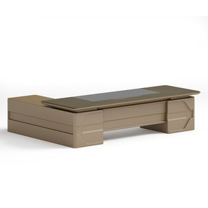 Combinazione Moderna di Scrivania e Sedia Direzionale di Lusso, Scrivania Elegante per Ufficio, <span class=keywords><strong>Mobili</strong></span> in Legno per Ville - Product Image 5