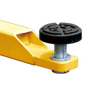 Peralatan perbaikan bengkel truk mobil angkat, dua tiang pengangkat otomatis 4 Ton awet dengan desain lantai yang kuat - Product Image 5