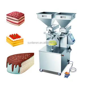 Glacê do bolo e decoração máquina comercial/automática creme Smear Battering Machine