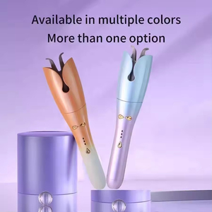 Fer à boucler entièrement automatique - Style boucles roses sans abîmer les cheveux - Coiffure longue durée - <span class=keywords><strong>Appareil</strong></span> à boucler les cheveux de 25 mm pour des boucles ondulées - Product Image 4