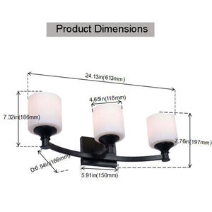 Lámparas de Pared de Diseño Moderno con Cuerpo de Metal y Vidrio, Control de Interruptor, 2700K, Iluminación Interior de Alta Calidad - Product Image 6