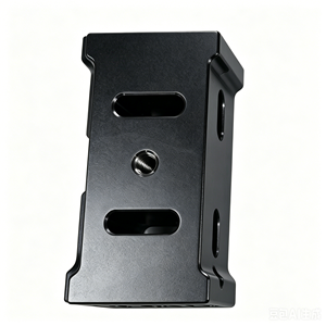 Precision CNC Milling Anodized Aluminum Fixing Bracket Custom Adjustable Slotted Automation <b>Tooling</b> Base Parts - Product Image 3