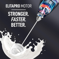 Mousseur à lait portatif à piles pour la maison, batteur à œufs, fouet pour matcha, frappé, latte, mélangeur à café électrique