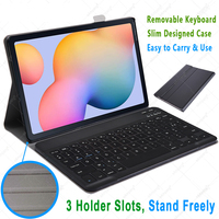 Keyboard Prancis untuk Samsung Tab S4 S5E 10.5 S6 Zert, untuk Samsung Tab S7 11 Keyboard Prancis untuk Samsung Tab S6 Lite 10.4