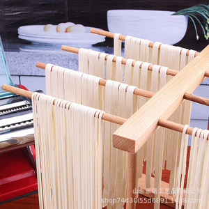 ชั้นวางเส้นก๋วยเตี๋ยวไม้ 4 ชั้น แบบพับได้ สำหรับแขวนบนโต๊ะในครัว - Product Image 3