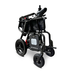KSMED KSM-507 Carbon Fiber Ultra Light Foldable Electric Wheelchair 500W Brushless Motor Remote Control 160kg Load Capacity - Product Image 1