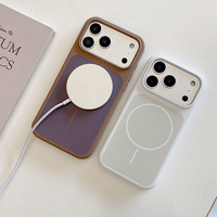 Coque arrière pour iPhone 17 Pro Max en silicone liquide, protection pour iPhone 17 16 15, coque magnétique, pour iPhone 17 Air en silicone