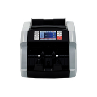 JIENUO – Nouveau design populaire, détection automatique de devises à haute vitesse (1000 pièces/min) avec reconnaissance de billets mixtes par UV/IR/MG