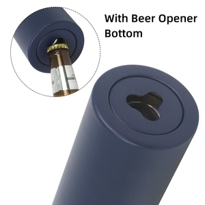 Yalıtımlı Metal paslanmaz çelik Coozies 16OZ bira şişesi tutucu yalıtımlı Can soğutucu bira açacağı Wordcup hediye ile kol olabilir - Product Image 2