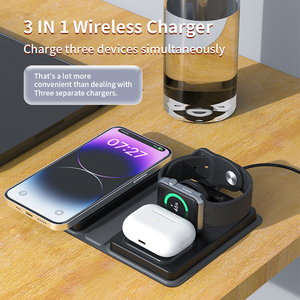 Batterie externe magnétique 10000mAh, chargeur portable sans fil 3-en-1, charge rapide pour <span class=keywords><strong>iPhone</strong></span>, <span class=keywords><strong>Apple</strong></span> Watch et <span class=keywords><strong>EarPods</strong></span> - Product Image 4