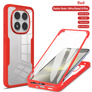 Lichicase เคสป้องกันสองชั้นป้องกันลายนิ้วมือ TPU + PC ฝาครอบโทรศัพท์สำหรับ Redmi <span class=keywords><strong>A7</strong></span> Pro M8 Pro เคสใส - Product Image 3