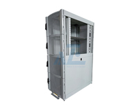 Armoire de serveur de colocation 42U de 800 mm de large x 1200 mm de profondeur avec 4 compartiments de 9U en stock