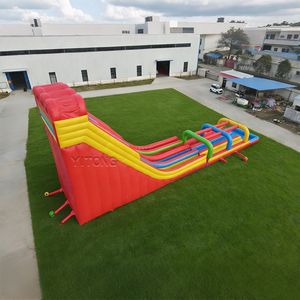 Grandes toboggans aquatiques gonflables, prix d'usine, toboggans aquatiques gonflables personnalisés, longs toboggans gonflables pour adultes - Product Image 2