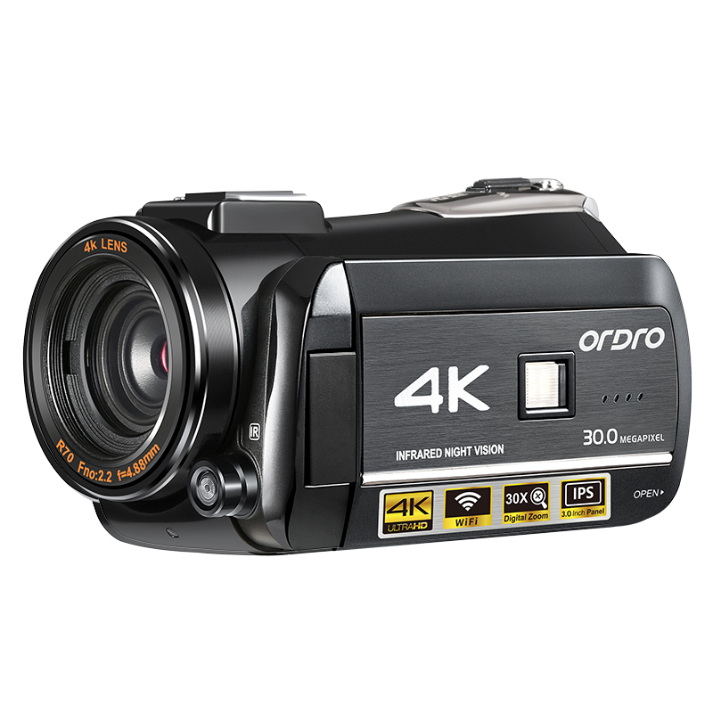 Ordro Originele Camera 4K Wifi 4K Ultra Hd Video Camera 4K Met Infrarood Nachtzicht Professionele Camera