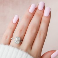 Bague en cristal zircone cubique pour femmes, pierre en argent, blanc, or, dessins faits à la main, bijoux de mariage, tendance, personnalisé