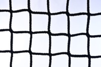 Filet en nylon polyester carré noué multifilament pour clôture de terrain de sport