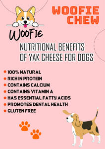 Woofie Barra Masticable de Queso Puro del Himalaya con Calabaza y Zanahoria, Golosinas Dentales para Perros - Product Image 5