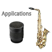 Microphone dynamique de haute qualité 20 mm pour instrument de saxophone acoustique