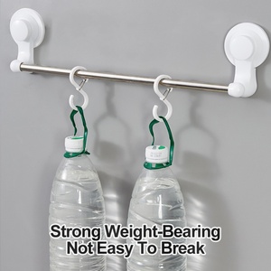 S Shape <b>Hook</b> Lock Hanging Bathroom Simple Plastic Bag Towel <b>Curtain</b> <b>Hook</b> Windproof Safety Buckle Small Coating Metal <b>Hook</b> - Product Image 5