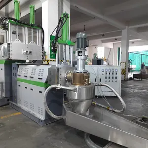 China Ldpe Kunststoff-Recycling maschine aus weichem und hartem Material mit Lader zuführung 38CrMoAl-Schraube und automatischem Sieb wechsler