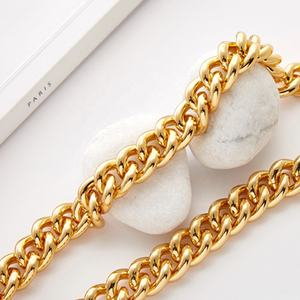 Produsen Langsung K Rantai Emas Rantai Emas Lurus untuk Tas 120 Cm Rantai Logam Tebal Enkripsi untuk Tali Tas - Product Image 6