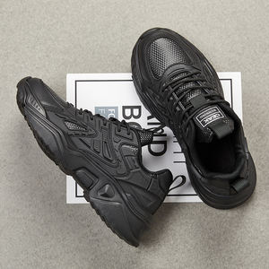 Zapatillas Deportivas Casuales para Hombre, Color Negro, Estilo Urbano, Transpirables, de Malla y Cuero Sintético, con Suela Acolchada de EVA, Duraderas, Talla US 13, EUR 47 - Product Image 5