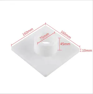 Soporte de tubos de PE PP, núcleos de bobinado para embalaje de plástico blanco 3 ''-160MM * 160MM, moldeo por inyección ISO 3 PULGADAS 160mm * 160mm CN;SHG