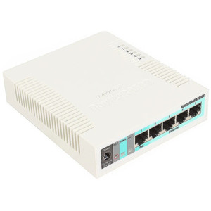Mikrotik RB260GS กิกะบิตอีเธอร์เน็ต (10/100/1000) สีขาว รองรับ Power Over Ethernet PoE รุ่น CSS106-5G-1S - Product Image 1