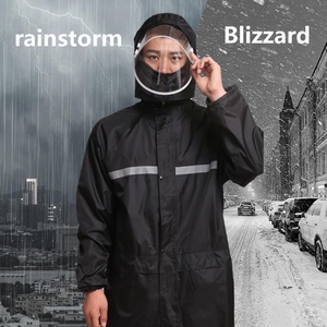 Impermeable con Capucha para Hombre y Mujer, Chaqueta de Seguridad Reflectante, Ropa de Trabajo Fluorescente - Product Image 4