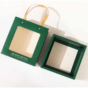 Hộp giấy quà tặng in logo tùy chỉnh bán buôn có tay cầm, bao bì hộp giấy sang trọng in ấn - Product Image 4