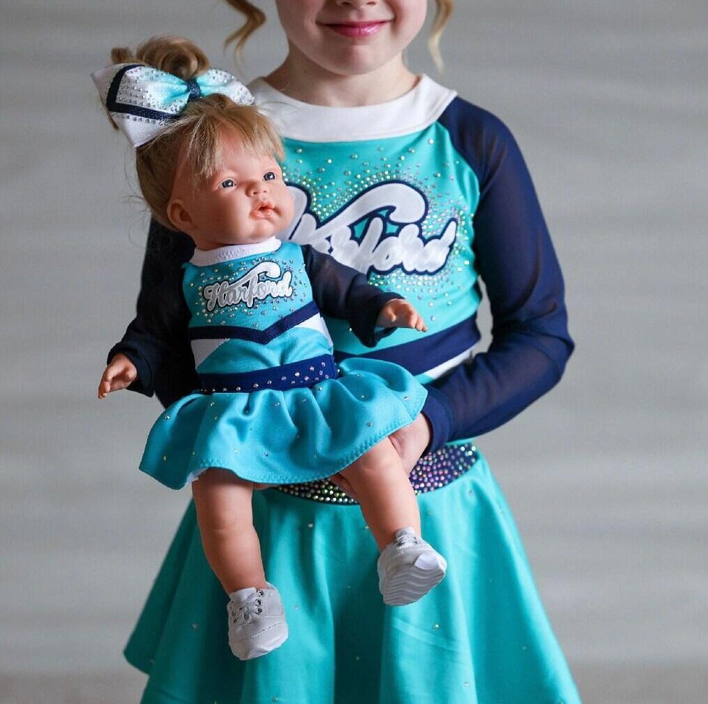 Doll Baby Cheer Uniform My Brittany's Blue And White Cheerleader